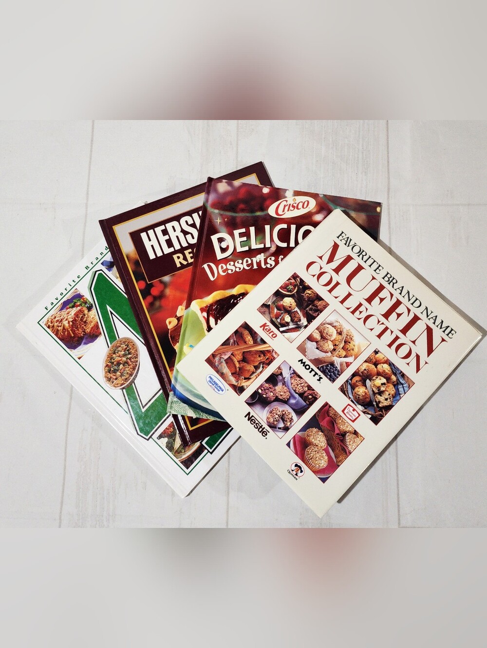 Lot of 4 Vintage Favorite Brands Cookbooks